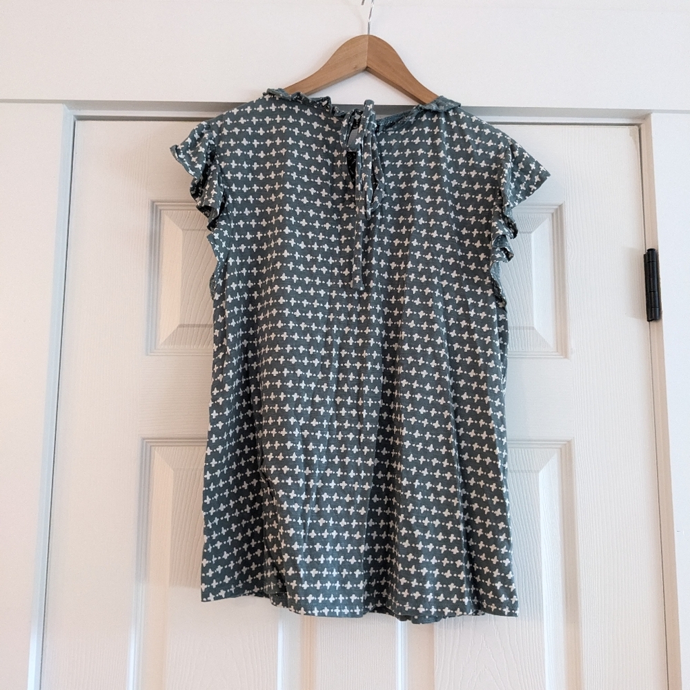 LOFT Ruffle Trim Top - Picture 5 of 6